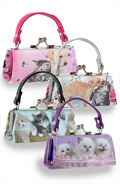 Cute Kittens and Puppies Lipstick Case Assorted Colours